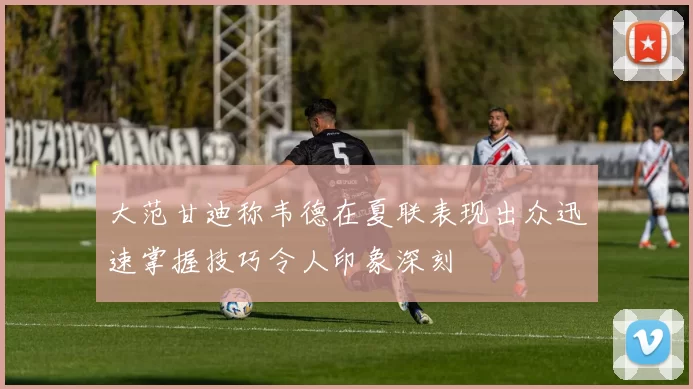 大范甘迪称韦德在夏联表现出众迅速掌握技巧令人印象深刻