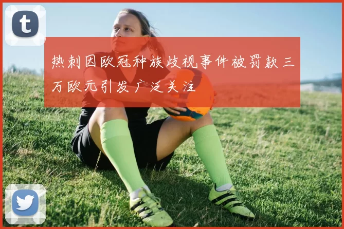 热刺因欧冠种族歧视事件被罚款三万欧元引发广泛关注